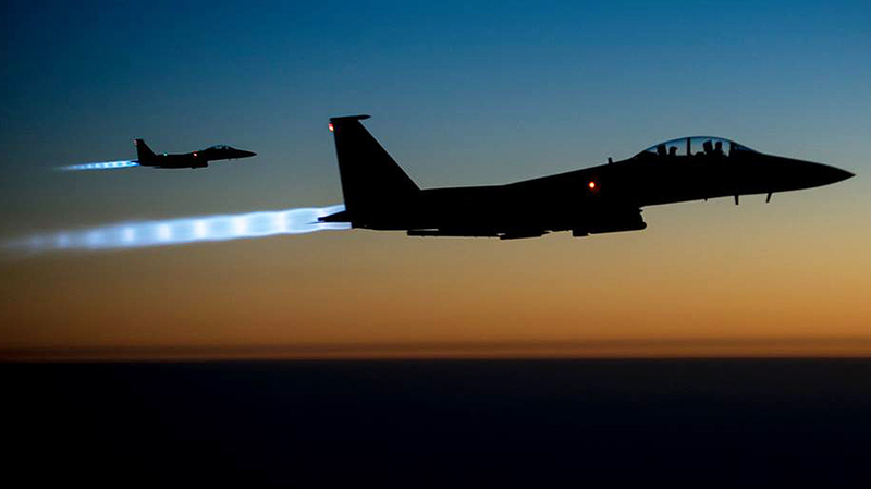 Illustration for article titled UK Based F-15Es Flew A Secret Long-Range Mission Over Africa On Monday
